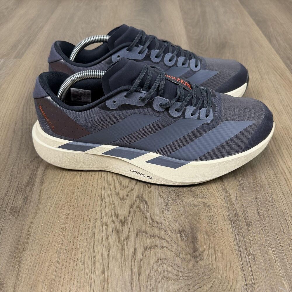 Adidas Adizero Evo SL Mens Size 10.5 Blue Lightweight Running Sneakers Low Top